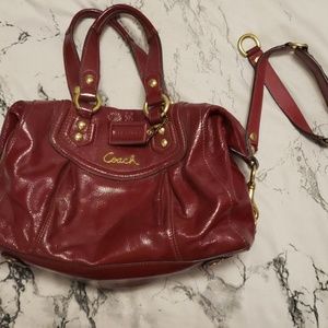 leather Coach bag